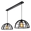 DIKRA - Hanging lamp - 2xE27 - Black - 76464/02/30