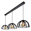 DIKRA - Hanging lamp - Ø 40 cm - 3xE27 - Black - 76464/03/30