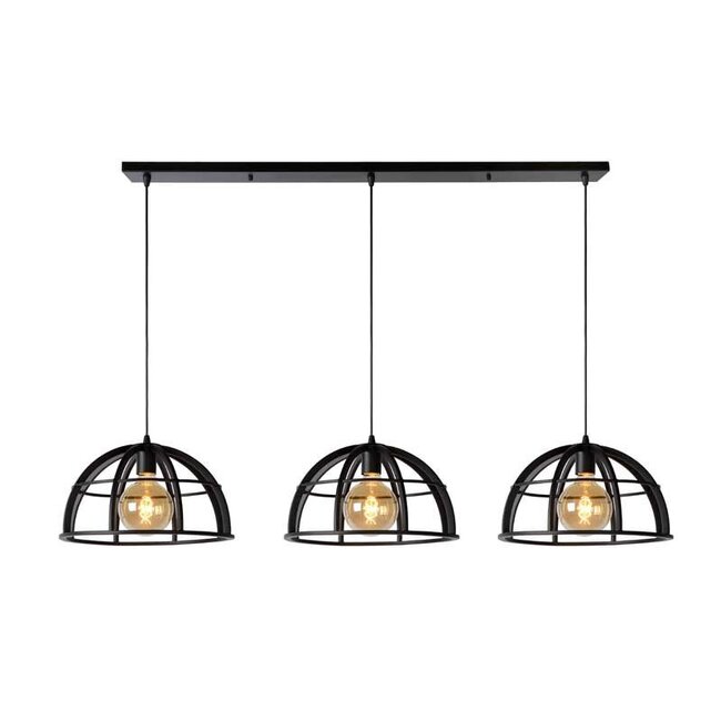 DIKRA - Suspension - Ø 40 cm - 3xE27 - Noir - 76464/03/30