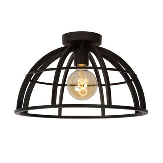 Lucide DIKRA - Ceiling light - 1xE27 - Black - 76164/40/30