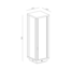 LAURENS - Pedestal lamp Outdoor - 1xE27 - IP54 - Black - 27805/50/30