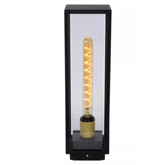Lucide LAURENS - Outdoor pedestal lamp - 1xE27 - IP54 - Black - 27805/50/30