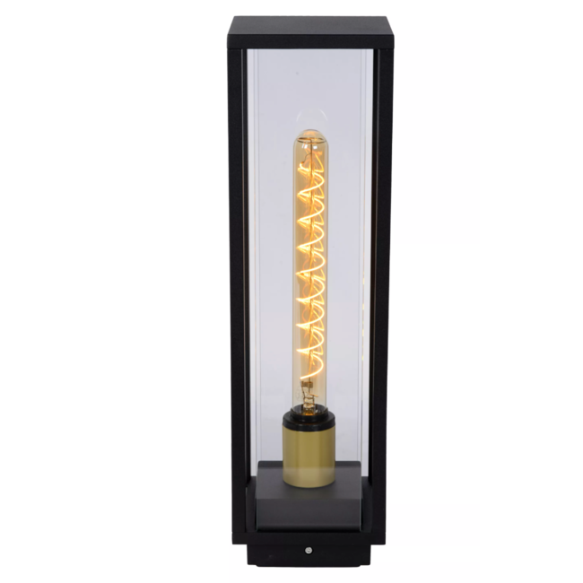 LAURENS - Outdoor pedestal lamp - 1xE27 - IP54 - Black - 27805/50/30
