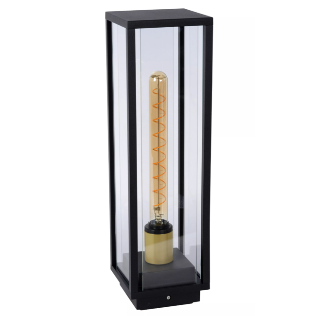 LAURENS - Outdoor pedestal lamp - 1xE27 - IP54 - Black - 27805/50/30