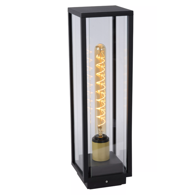 LAURENS - Outdoor pedestal lamp - 1xE27 - IP54 - Black - 27805/50/30