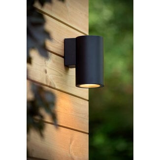 Lucide VOLANTIS - Wall spotlight Outdoor - 1xE27 - IP54 - Black - 27807/01/30