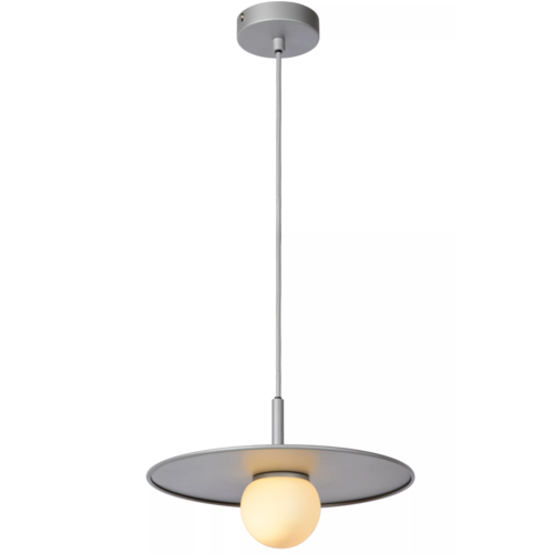 Lucide TOPHER - Hanging lamp - Ø 30 cm - 1xG9 - Matt chrome - 30491/30/12