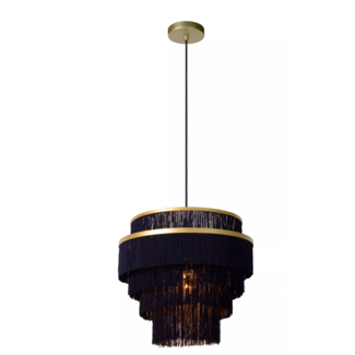 Lucide EXTRAVAGANZA FRILLS - Hanging lamp - Ø 42 cm - 1xE27 - Matt Gold / Brass - 03442/42/02