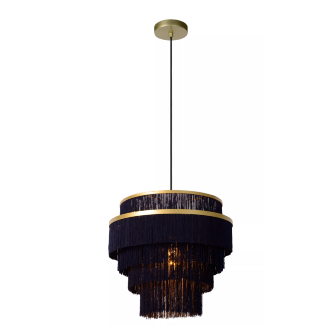 EXTRAVAGANZA FRILLS - Hanging lamp - Ø 42 cm - 1xE27 - Matt Gold / Brass - 03442/42/02