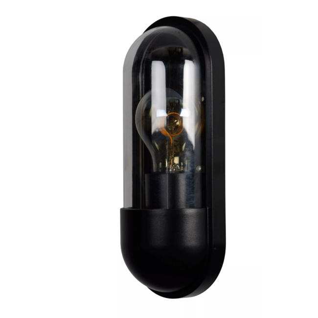 CAPSULE - Wandlamp Buiten - 1xE27 - IP54 - Zwart - 29897/01/30