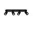 PUNCH - Ceiling spotlight - 4xGU10 - Black - 13958/04/30