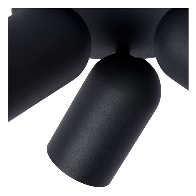 PUNCH - Spot plafond - Ø 21 cm - 3xGU10 - Noir - 13958/13/30