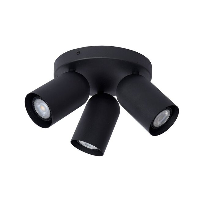 PUNCH - Ceiling spotlight - Ø 21 cm - 3xGU10 - Black - 13958/13/30