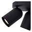 PUNCH - Spot plafond - Ø 21 cm - 3xGU10 - Noir - 13958/13/30