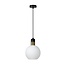 JULIUS - Pendant lamp - Ø 20 cm - 1xE27 - Opal - 34438/20/61