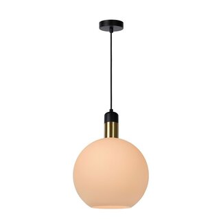 Lucide JULIUS - Hanglamp - Ø 28 cm - 1xE27 - Opaal - 34438/28/61