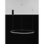 LED hanging lamp Tarquin black Ø 80 x 200 cm