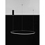 LED hanging lamp Tarquin black Ø 80 x 200 cm