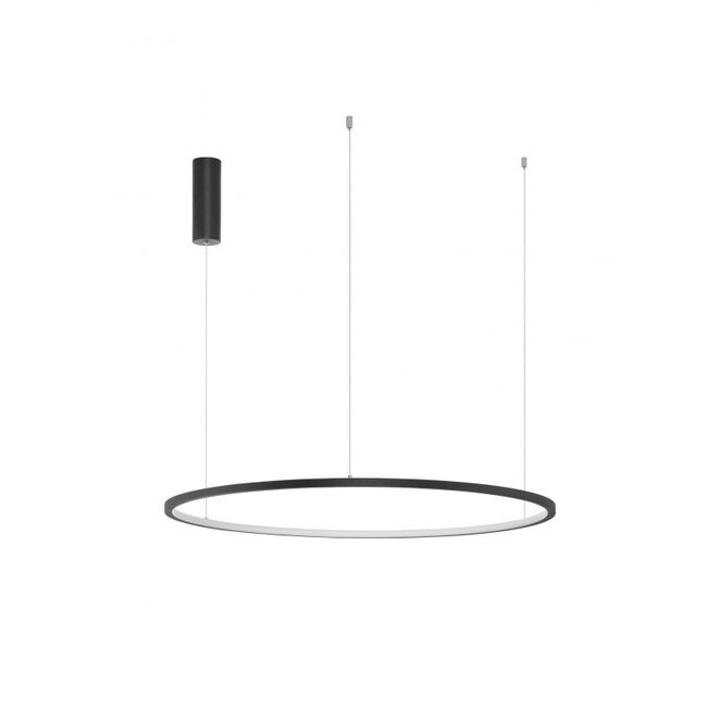 LED hanglamp Tarquin zwart Ø 80 x 200 cm