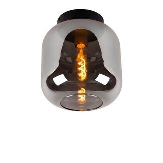 Lucide JOANET - Ceiling light - Ø 25 cm - 1xE27 - Fumé - 45194/25/65