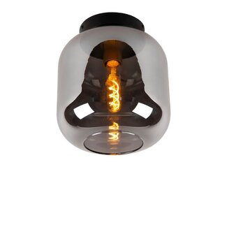 Lucide JOANET - Plafonnier - Ø 25 cm - 1xE27 - Fumé - 45194/25/65 Lucide JOANET - Plafonnier - Ø 25 cm - 1xE27 - Fumé - 45194/25/65