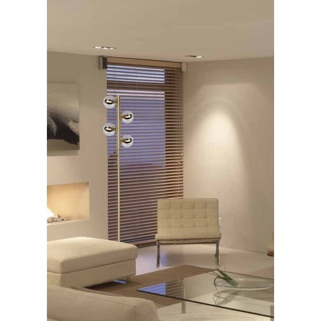 TYCHO - Floor lamp - 4xG9 - Matt Gold / Brass - 45774/04/02