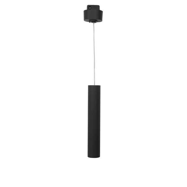 JAZZ - LED hanglamp voor magnetisch railsysteem - Ø 3 x 22 cm - 15W LED - zwart