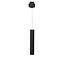 JAZZ - LED hanging lamp for magnetic rail system - Ø 3 x 20 cm - 10W LED - black - Copy