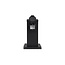 ONTARIO | Outdoor socket column | Double | IP44 | Black | 20cm