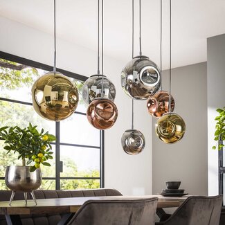 LioLights Lampe à suspension 4+3 étoiles