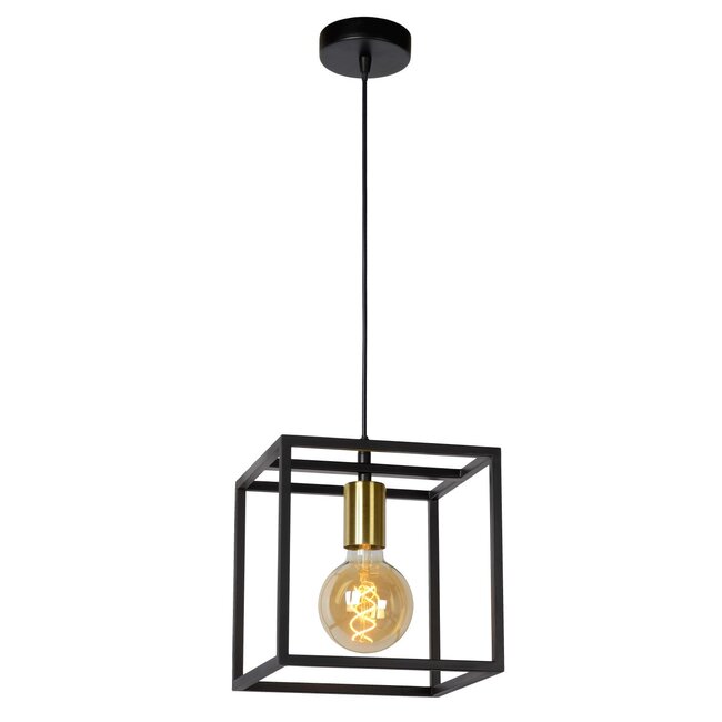 RUBEN - Hanglamp - 1xE27 - Zwart - 00424/01/30