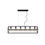 FABIAN - Hanging lamp - 6xE27 - Black - 00425/06/30