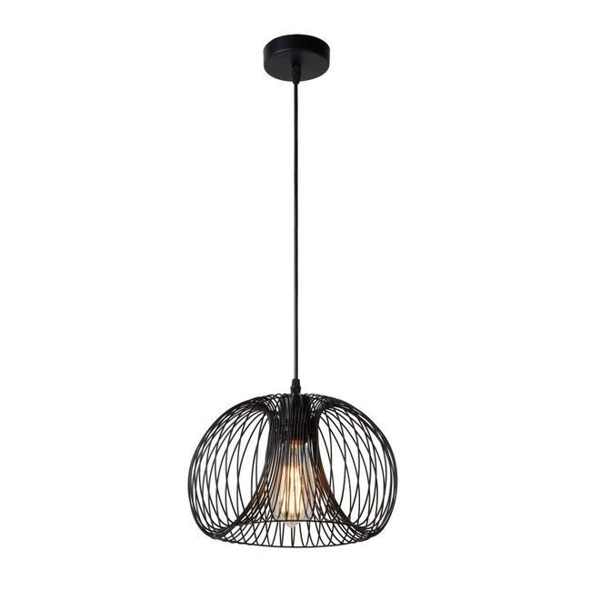 VINTI - Suspension - Ø 30 cm - 1xE27 - Noir - 02400/30/30