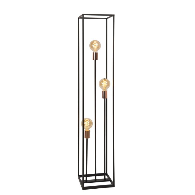 ARTHUR - Vloerlamp - 3xE27 - Zwart - 08724/03/30