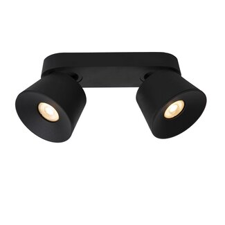 Lucide TRIGONO - Spot plafond - 2xGU10 - Noir - 09935/02/30