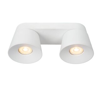 Lucide TRIGONO - Ceiling spotlight - 2xGU10 - White - 09935/02/31