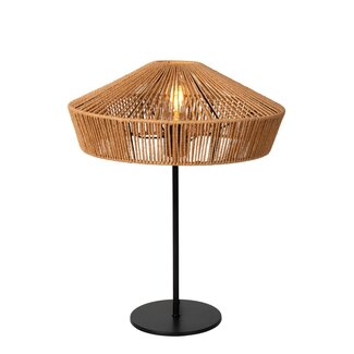 Lucide YUNKAI - Table lamp - Ø 40 cm - 1xE27 - Light wood - 10513/40/72