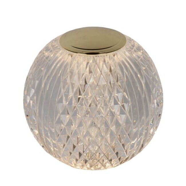 CINTRA - Tafellamp - Ø 11 cm - LED Dimb. - 1x2W 3000K - 3 StepDim - Transparant - 13599/11/60