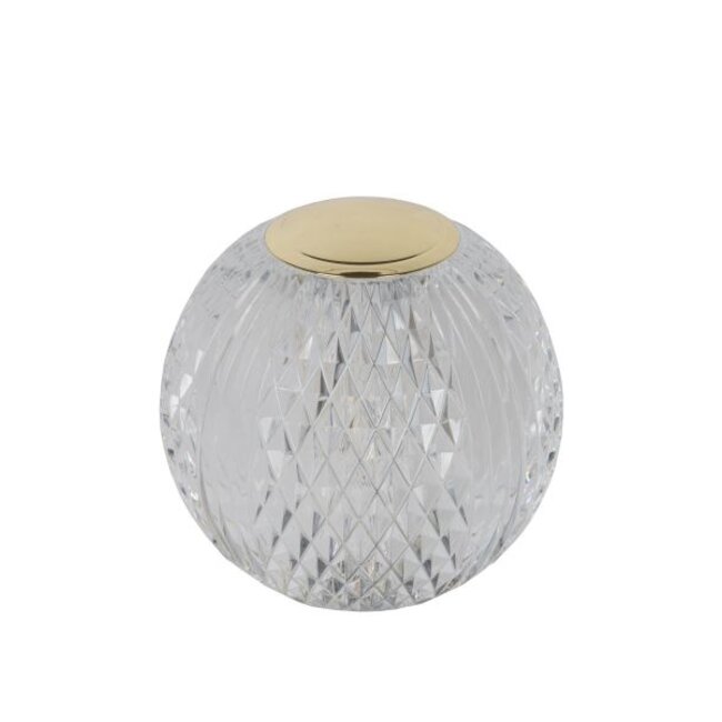 CINTRA - Lampe à poser - Ø 11 cm - LED Dim. - 1x2W 3000K - 3 StepDim - Transparent - 13599/11/60