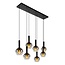 MARIUS - Hanging lamp - 7xE27 - Black - 45402/07/30