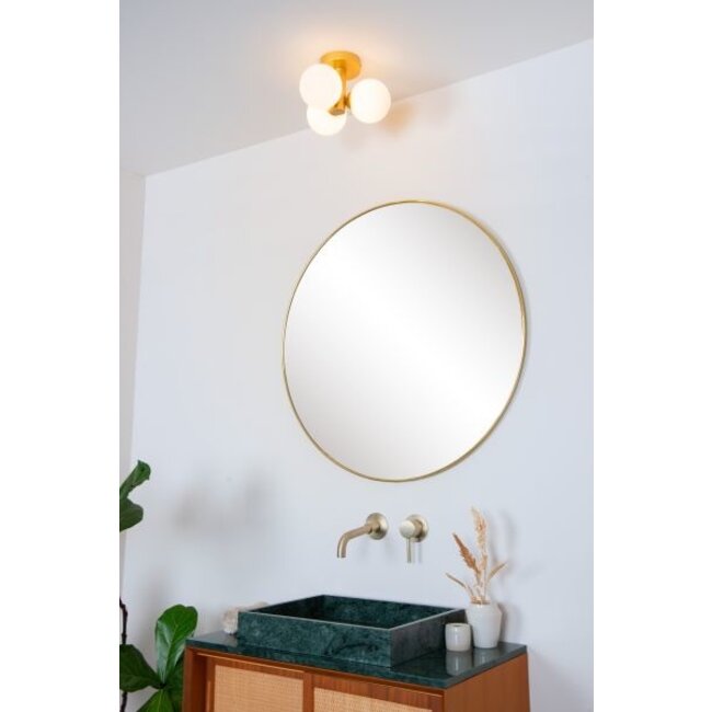 TRUDY - Ceiling light Bathroom - Ø 28 cm - 3xG9 - IP44 - Matt Gold / Brass - 74116/03/02
