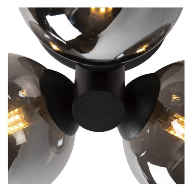 TRUDY - Ceiling lamp Bathroom - Ø 28 cm - 3xG9 - IP44 - Black - 74116/03/30