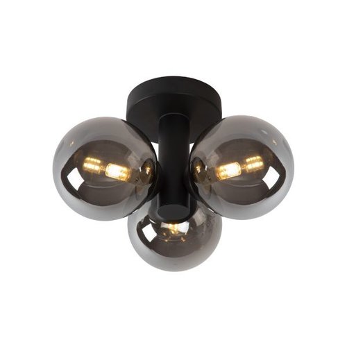 Lucide TRUDY - Ceiling light Bathroom - Ø 28 cm - 3xG9 - IP44 - Black - 74116/03/30 Lucide TRUDY - Ceiling light Bathroom - Ø 28 cm - 3xG9 - IP44 - Black - 74116/03/30