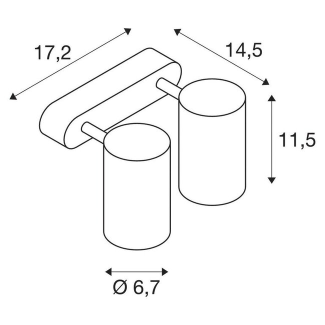 ENOLA 2 Wall Lamp GU10