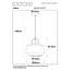 SISKA - Hanging lamp - 1xE27 - Fumé - 45404/01/65