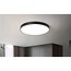 VESNA Panneau LED apparent 30cm avec source lumineuse LED 30W noir