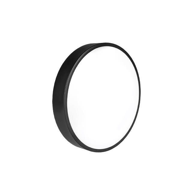 Panneau LED apparent VESNA 40 cm avec source lumineuse LED 40 W, noir