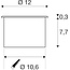 DASAR FLAT 120 LED ground recessed spot