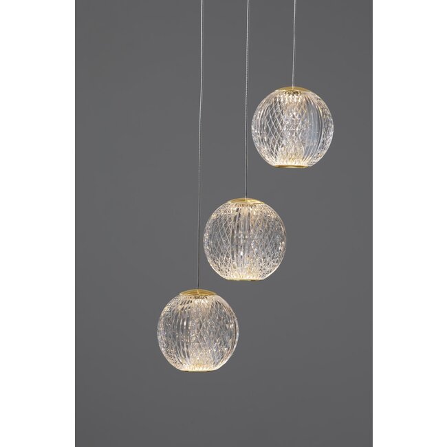 BRILLANTE - hanging lamp - Ø 22 x 120 cm - 15W LED DIM