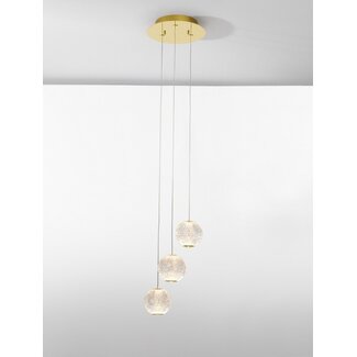 Nova Luce BRILLANTE - suspension - Ø 22 x 120 cm - 15W LED DIM